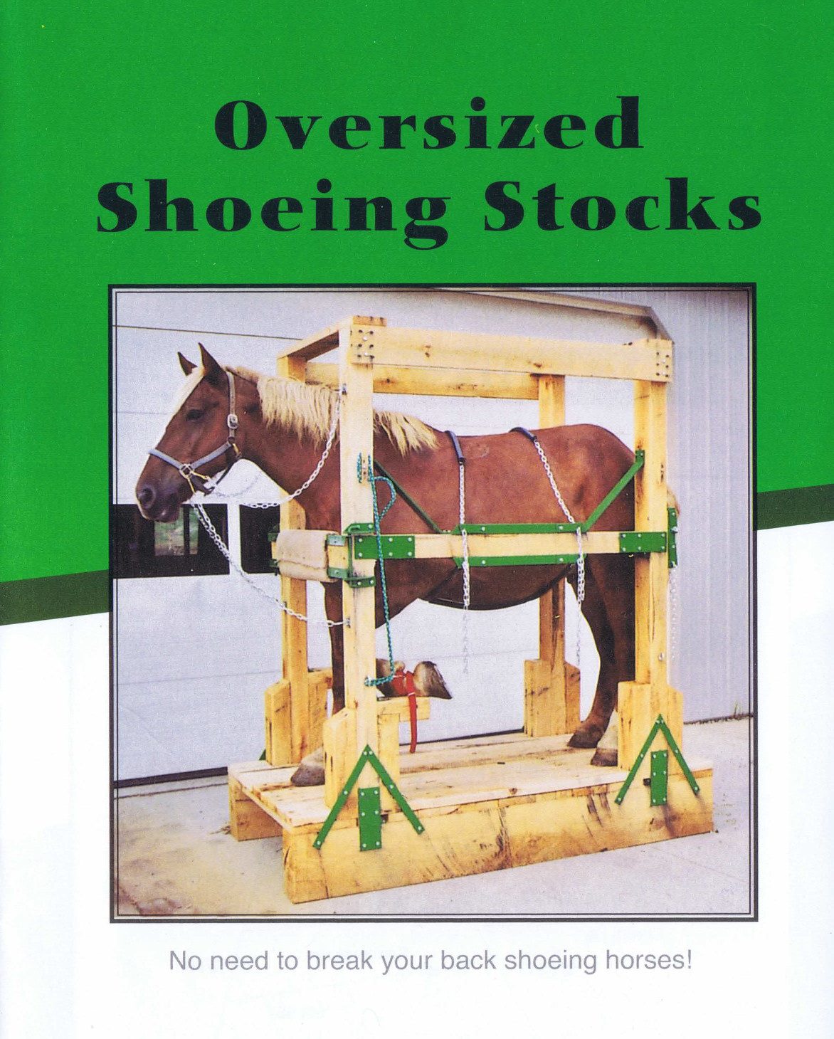 Oversize horseshoeing stocks picture